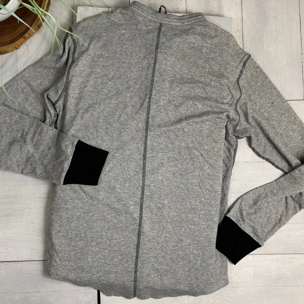 Rag & Bone Gibson Henley in Heatherd Gray - Picture 12 of 13